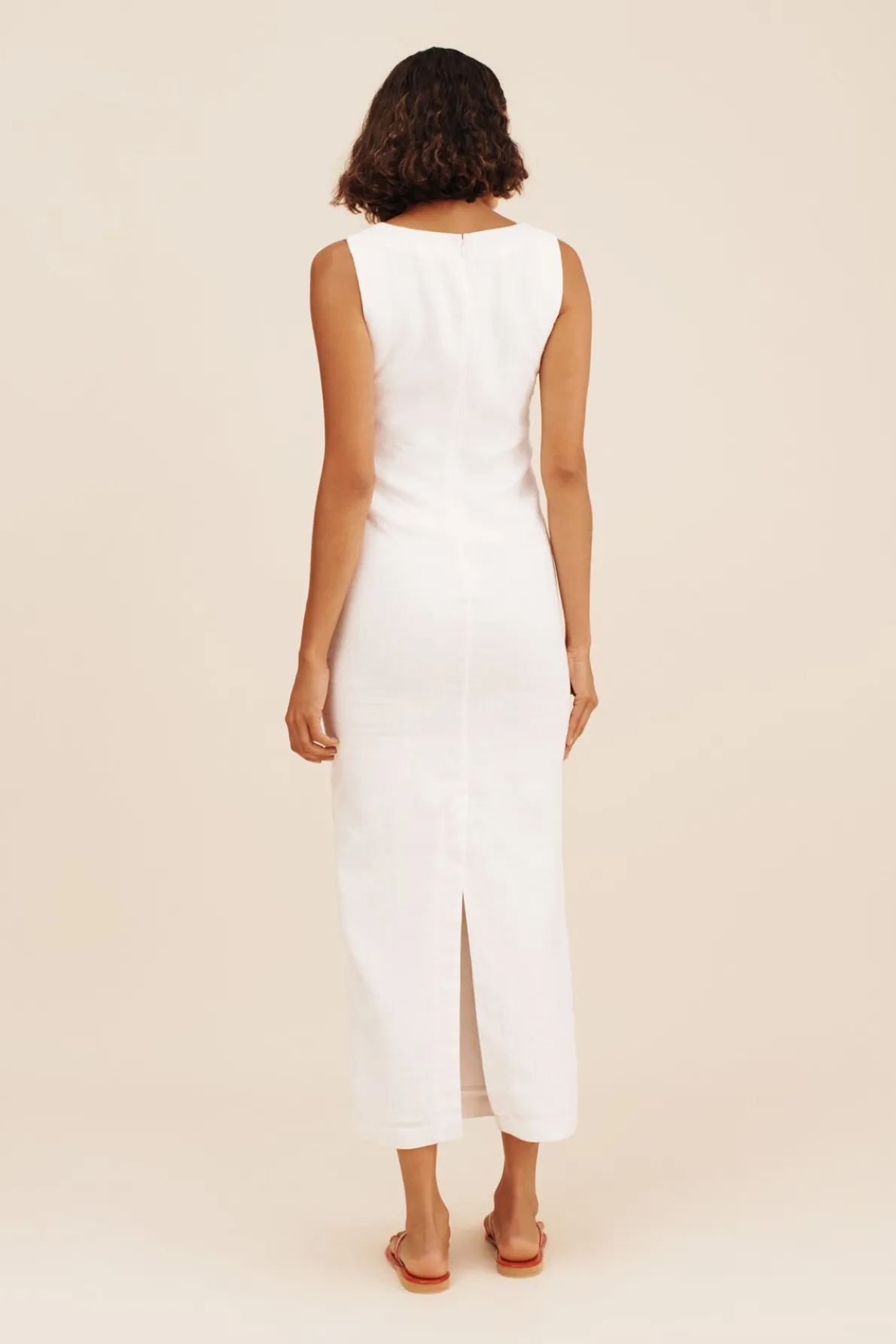ALICE MIDI DRESS - IVORY