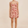ALICE MINI DRESS - SCARLET BLOOM