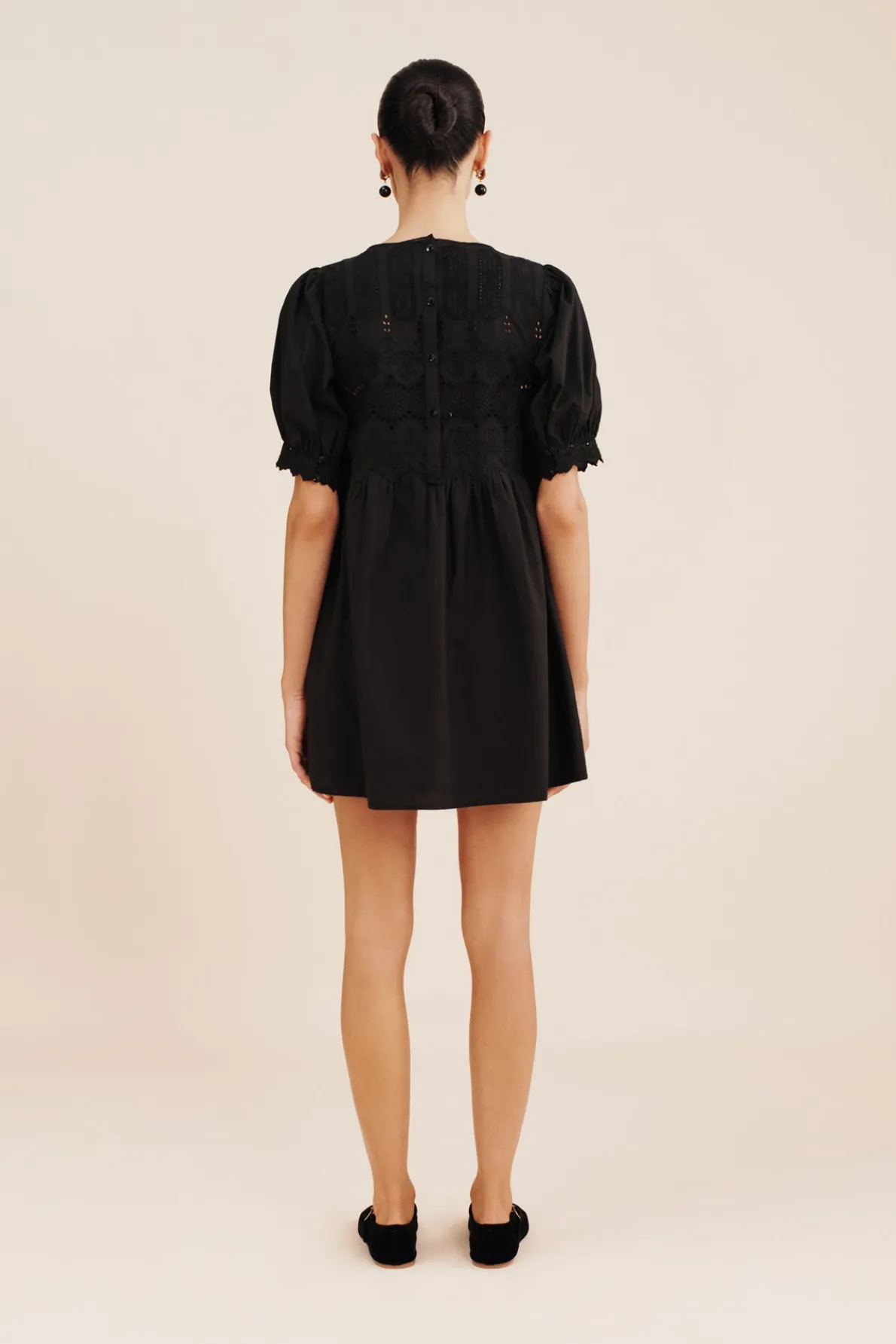 AMELIA MINI DRESS - BLACK