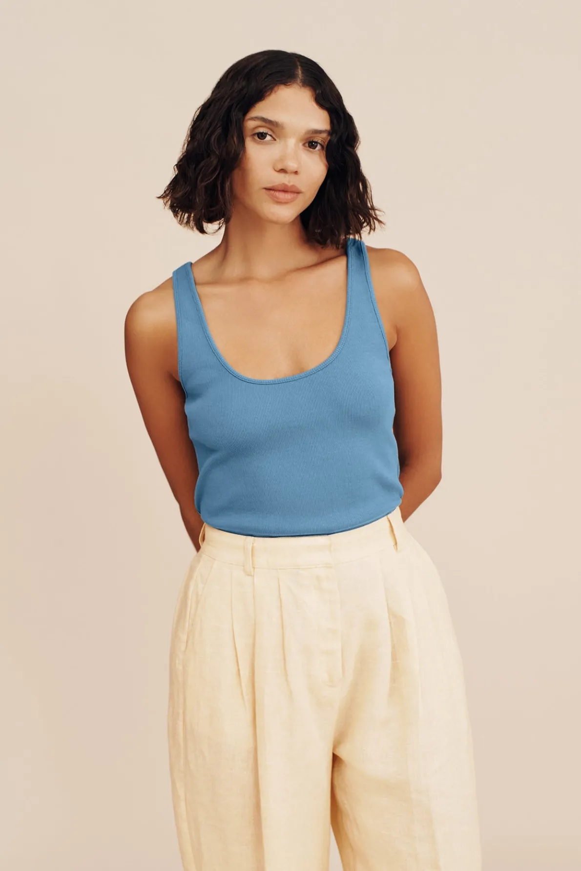 AXEL SCOOP TANK - BLUE