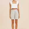 CALEB CROP TOP - IVORY