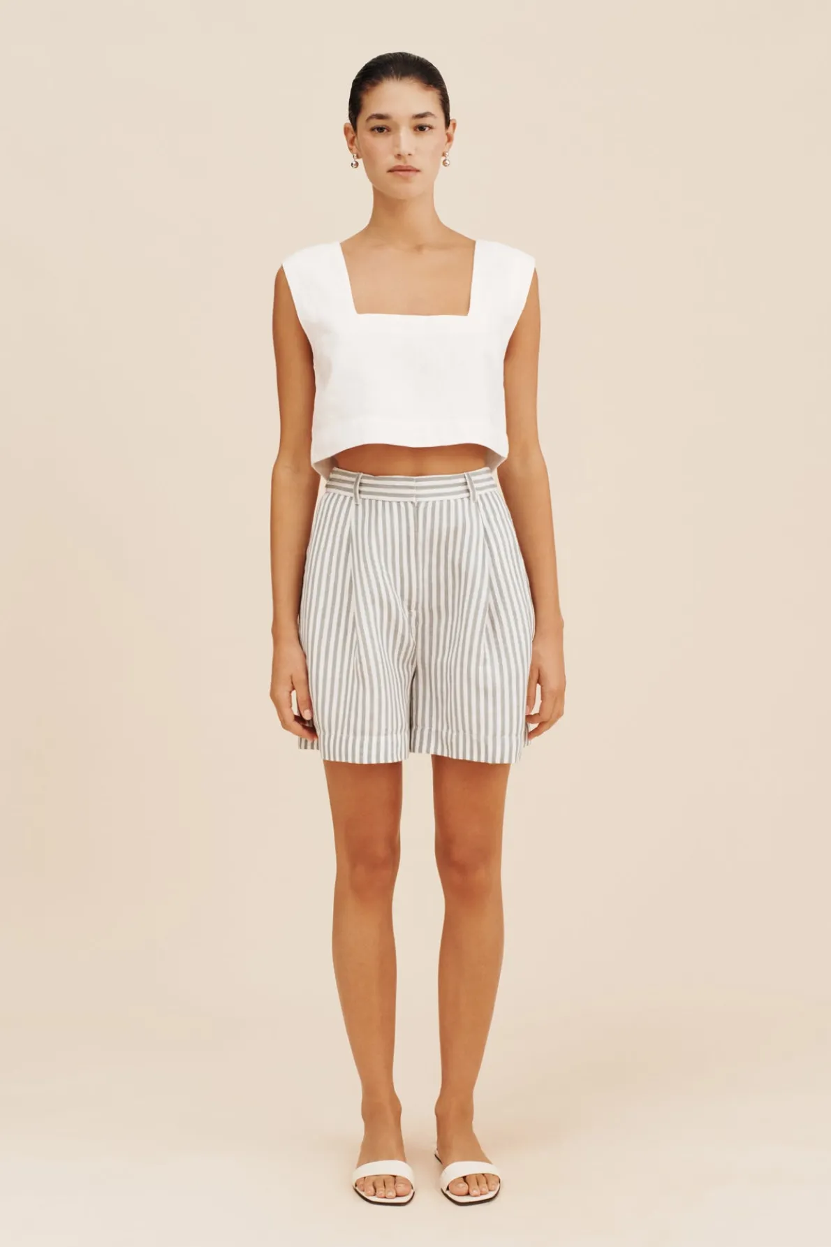 CALEB CROP TOP - IVORY