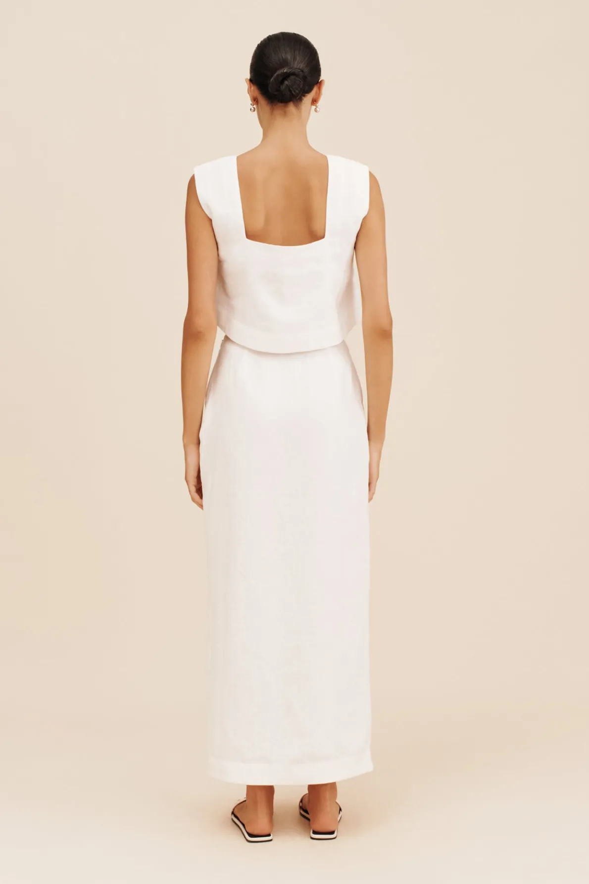 CALEB CROP TOP - IVORY