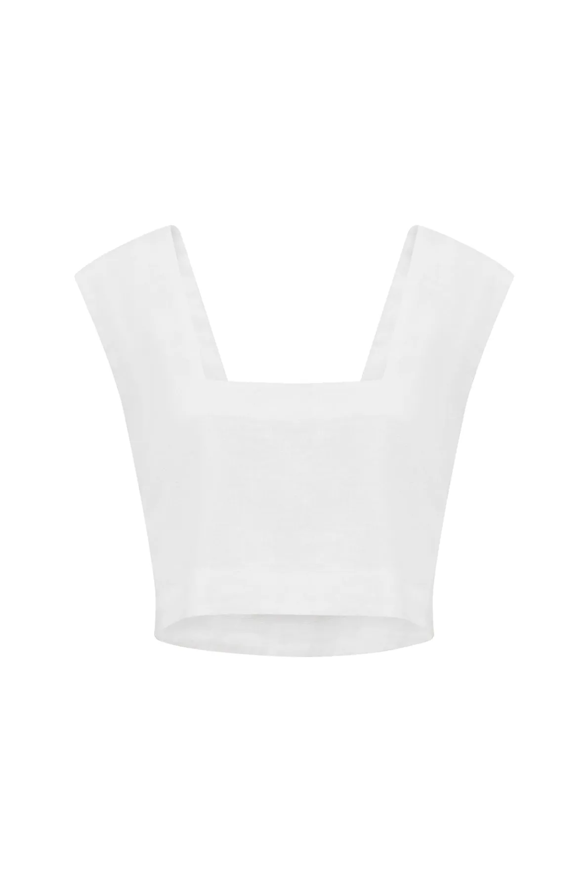 CALEB CROP TOP - IVORY