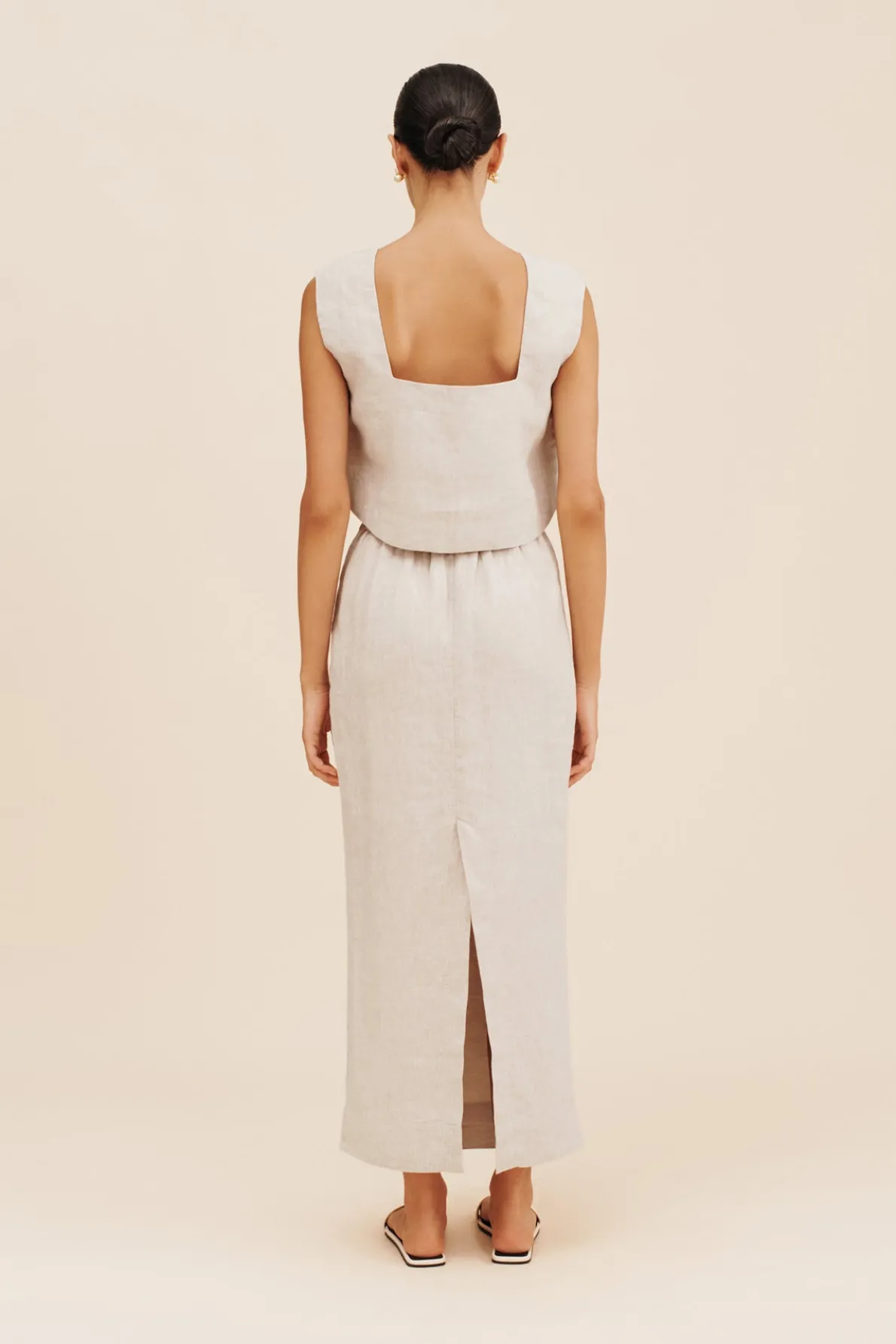 CALEB CROP TOP - NATURAL