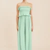 COBY STRAPLESS DRESS - COOL MINT