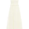 COBY STRAPLESS DRESS - CREAM