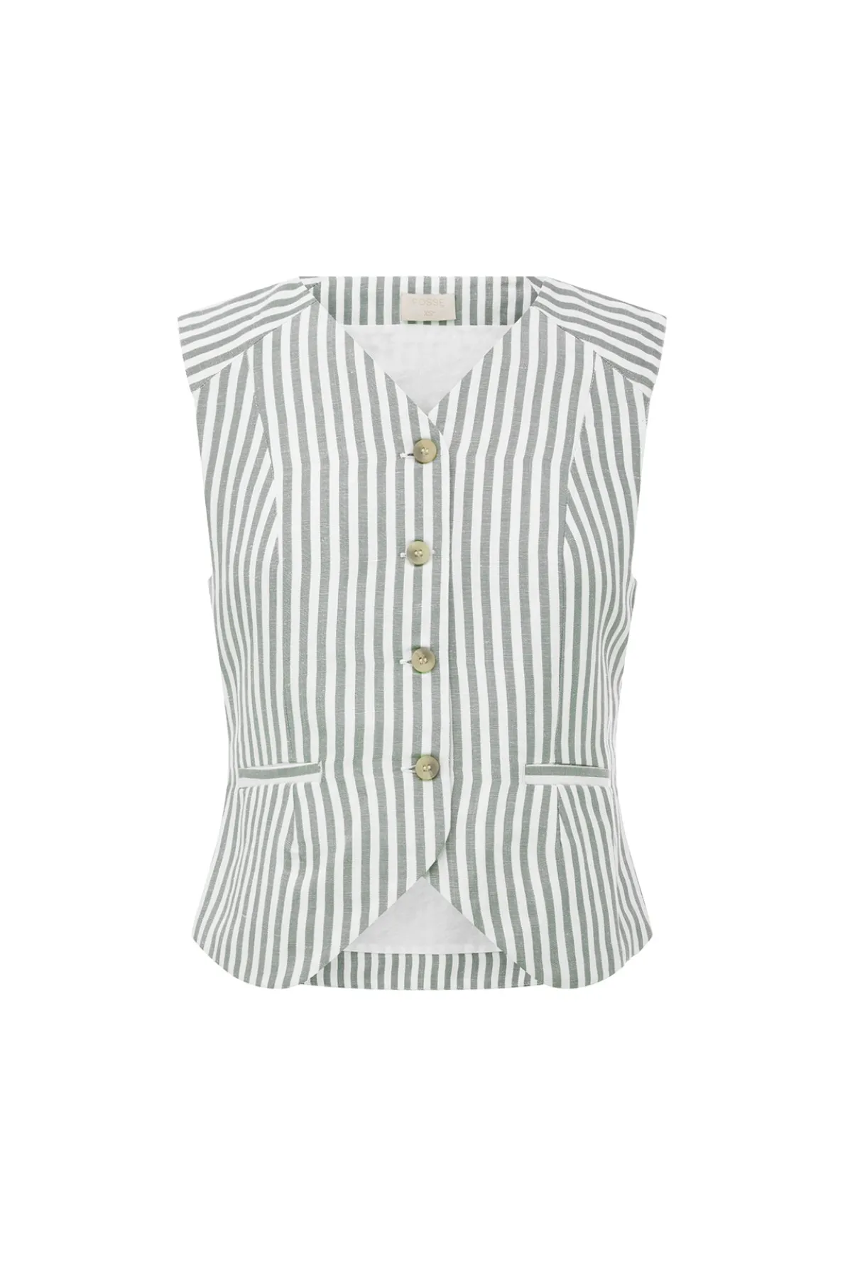 DIANA VEST - SEAGRASS STRIPE