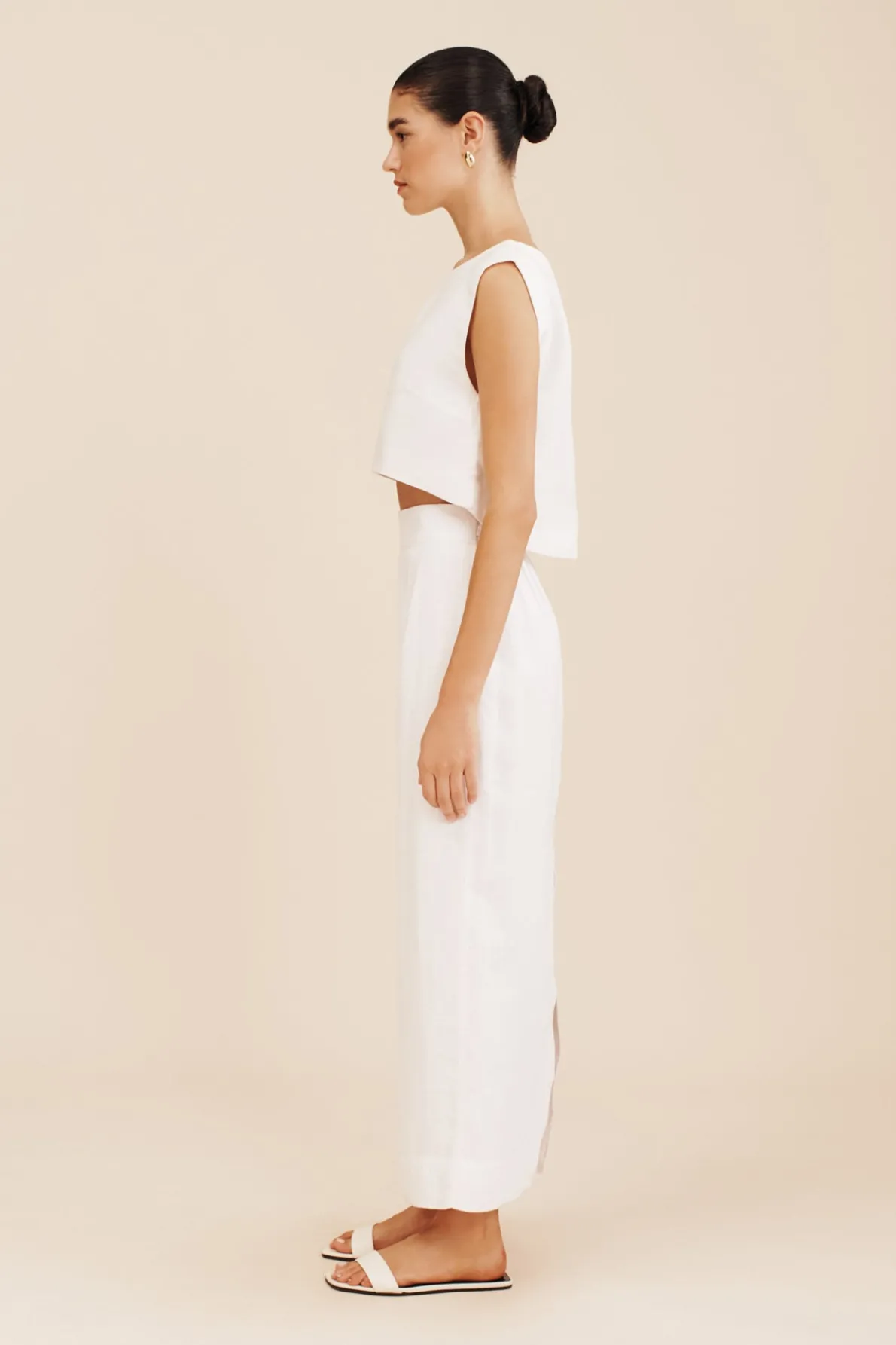 EMMA PENCIL SKIRT - IVORY