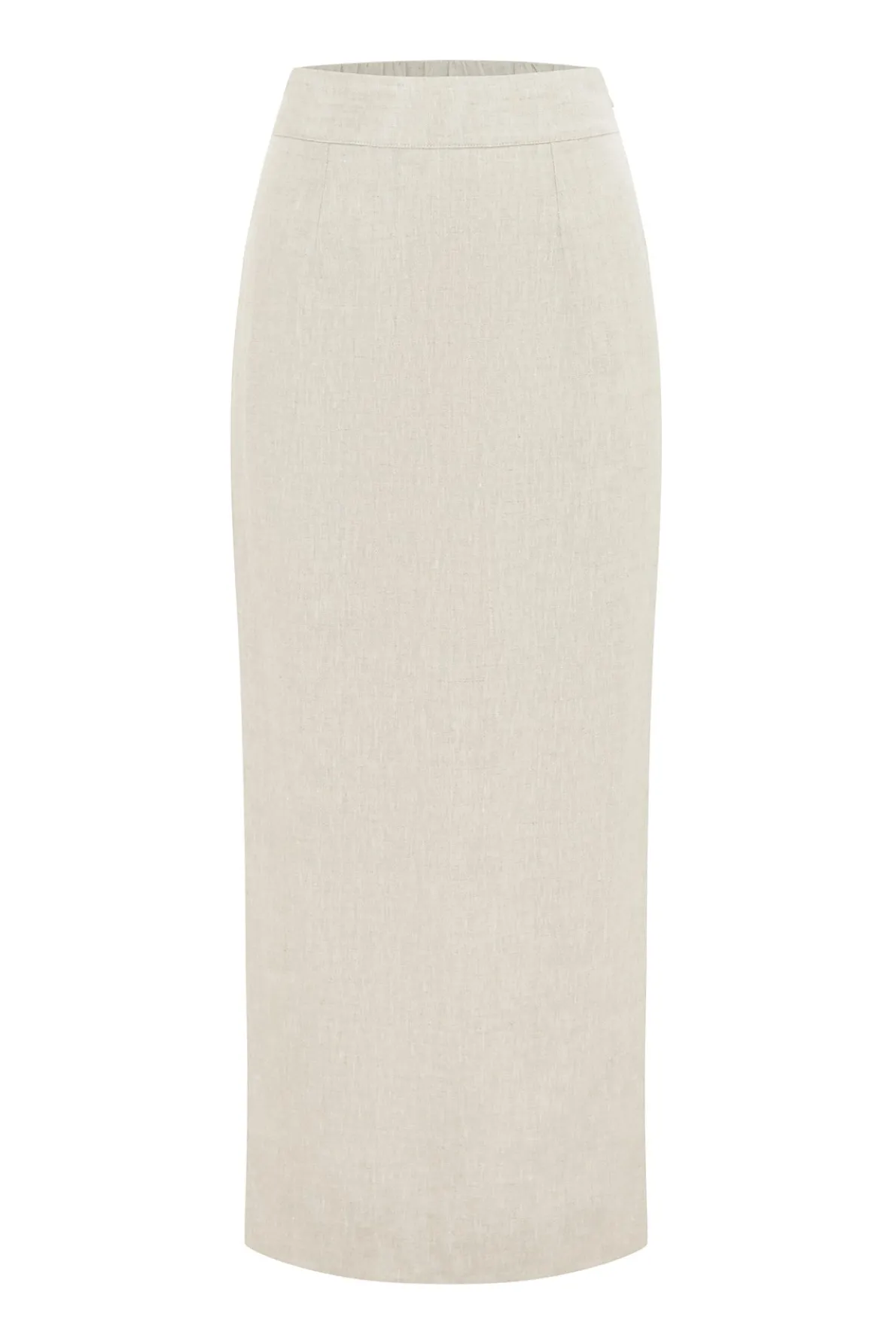 EMMA PENCIL SKIRT - NATURAL