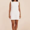 EMMA SHIFT DRESS - IVORY