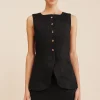 EMMA VEST - BLACK