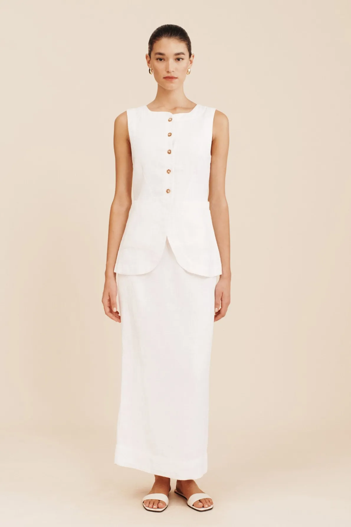 EMMA VEST - IVORY
