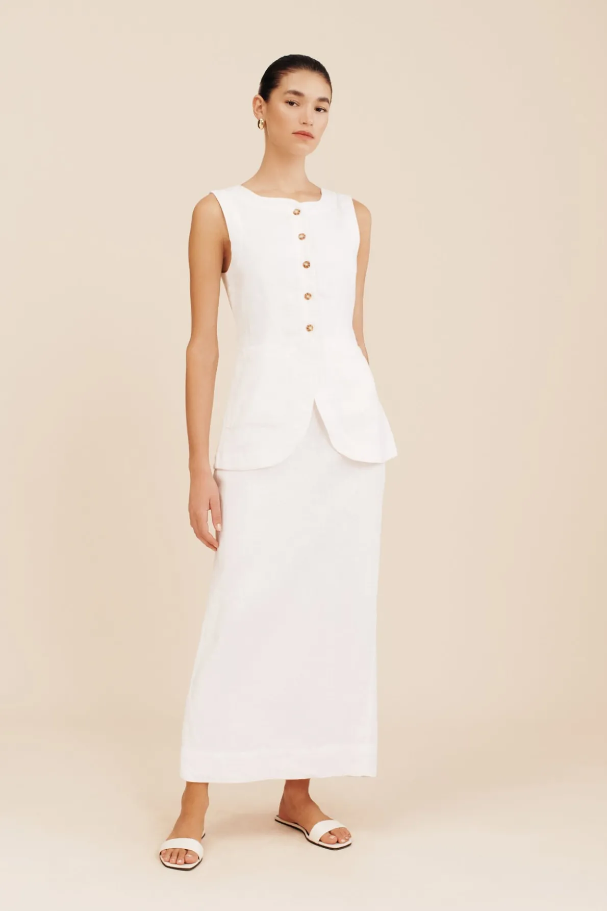 EMMA VEST - IVORY