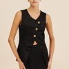 GIGI GILET - BLACK