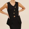 GIGI GILET - BLACK