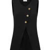 GIGI GILET - BLACK