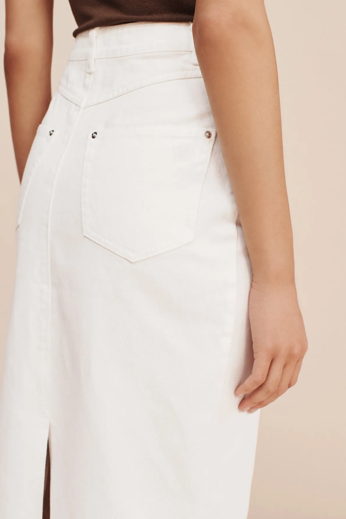 HARVEY SKIRT - VINTAGE WHITE