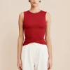 ISABELA TOP - CRIMSON