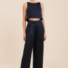 LEILA TROUSER - MIDNIGHT