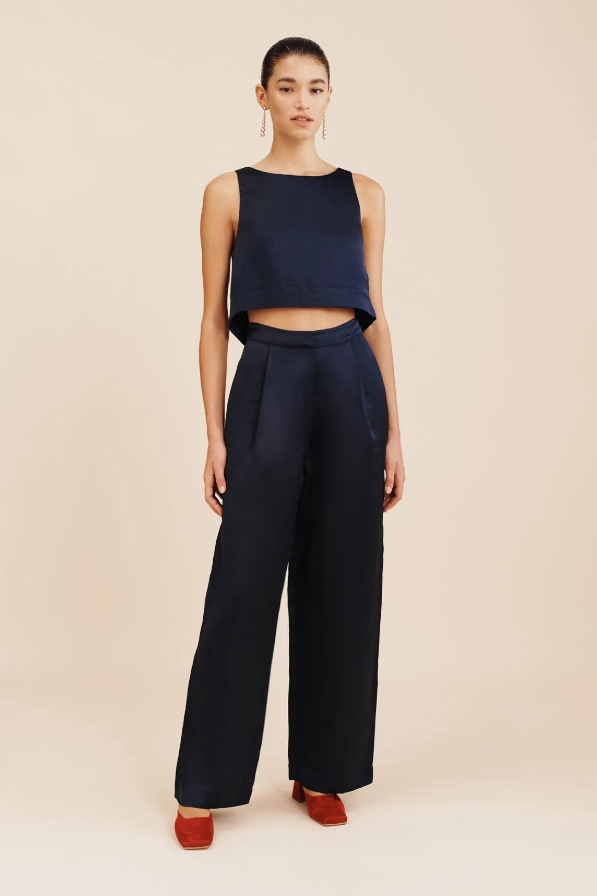 LEILA TROUSER - MIDNIGHT