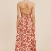 LORI DRESS - SCARLET BLOOM