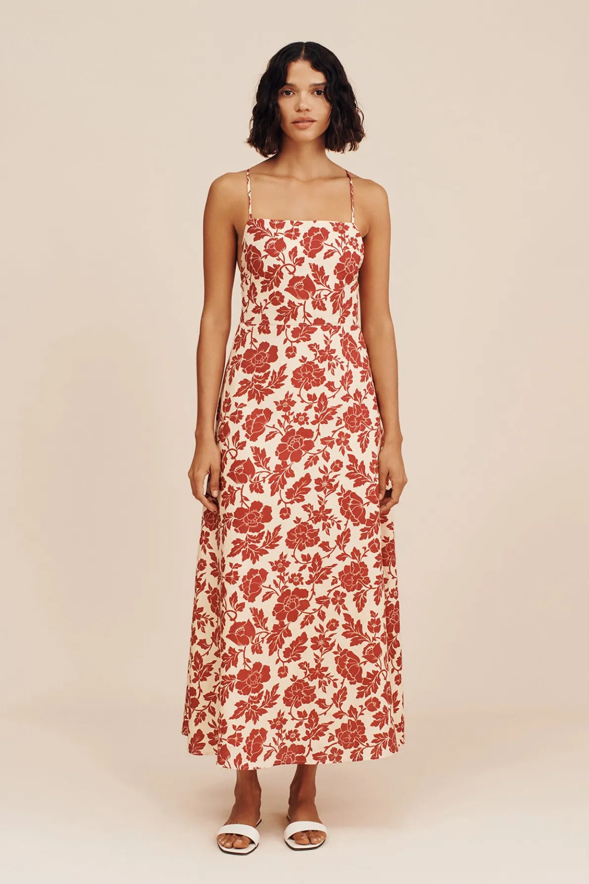 LORI DRESS - SCARLET BLOOM