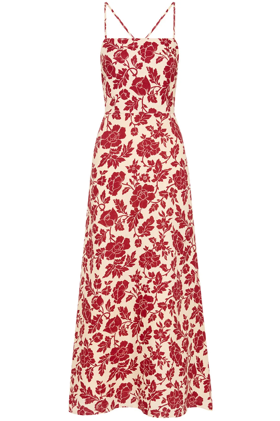 LORI DRESS - SCARLET BLOOM