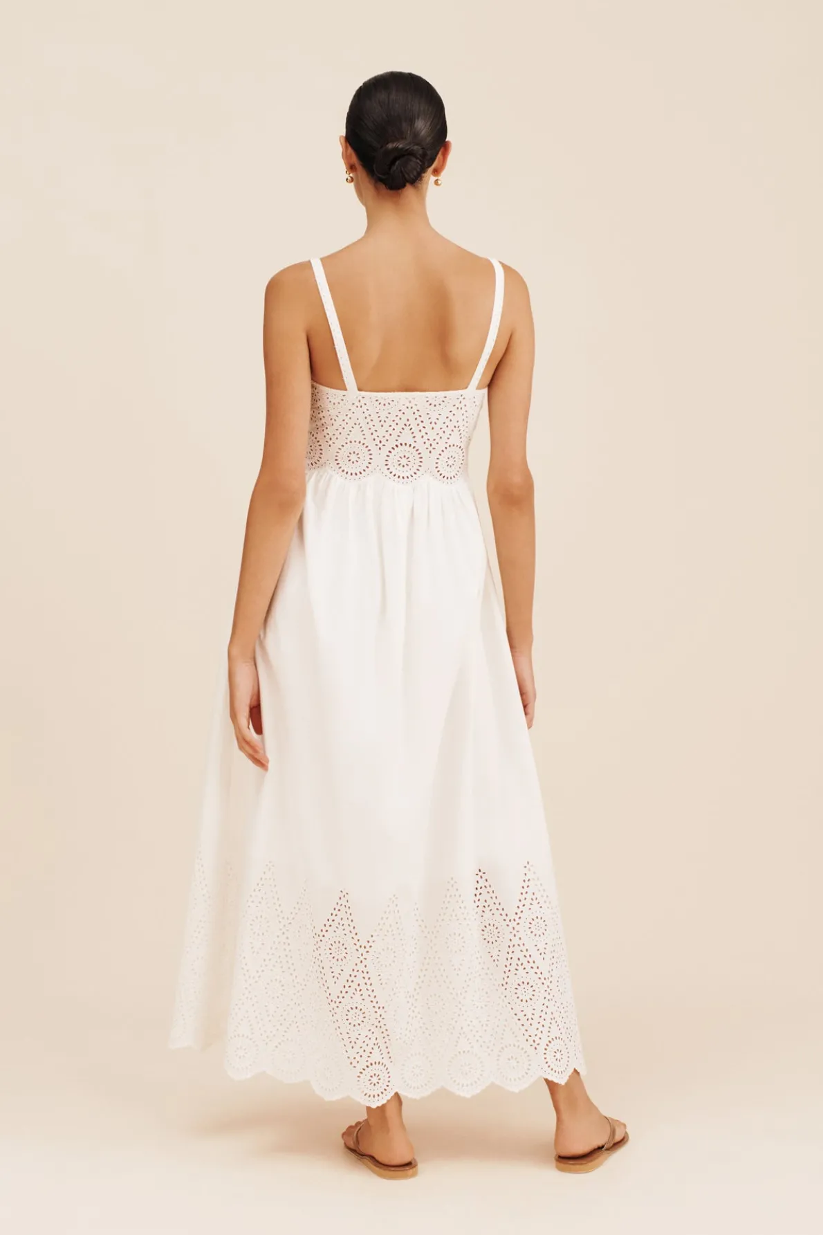 LOUISA DRESS - VINTAGE WHITE