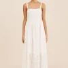 LOUISA DRESS - VINTAGE WHITE