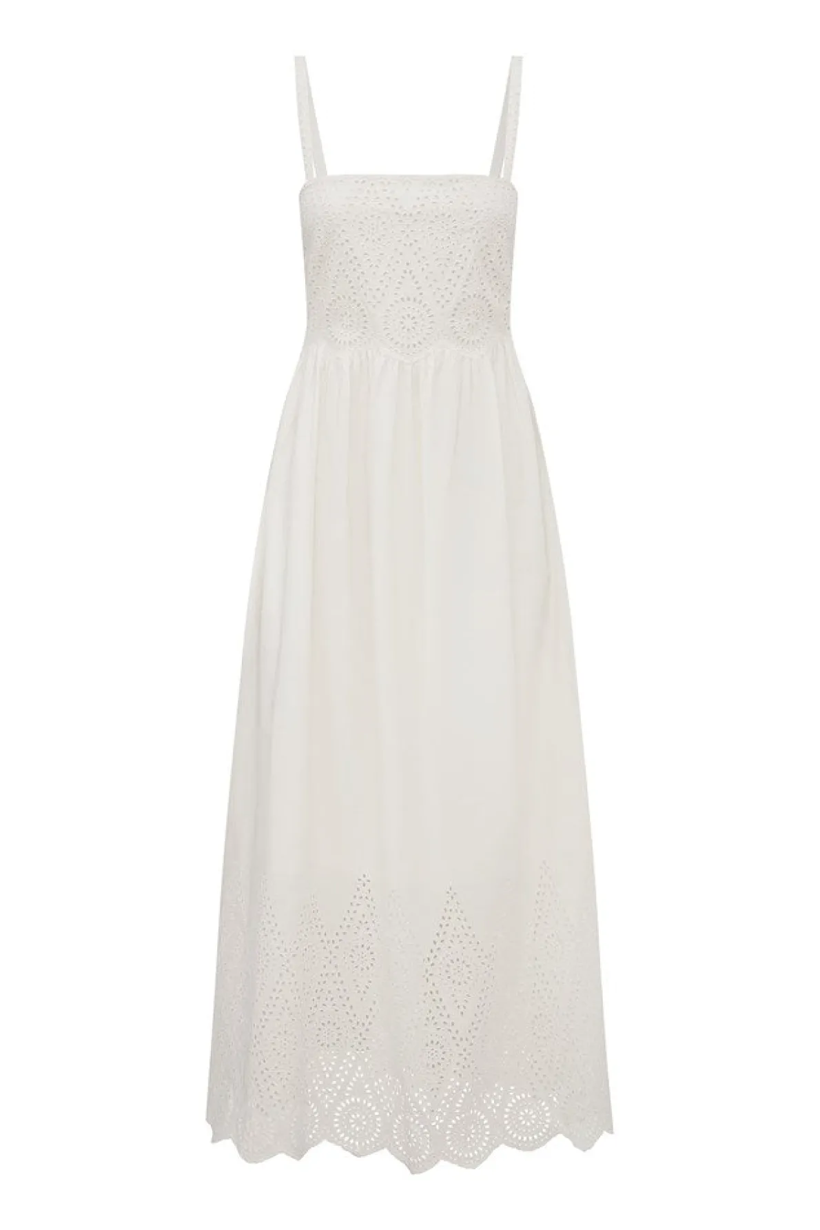 LOUISA DRESS - VINTAGE WHITE