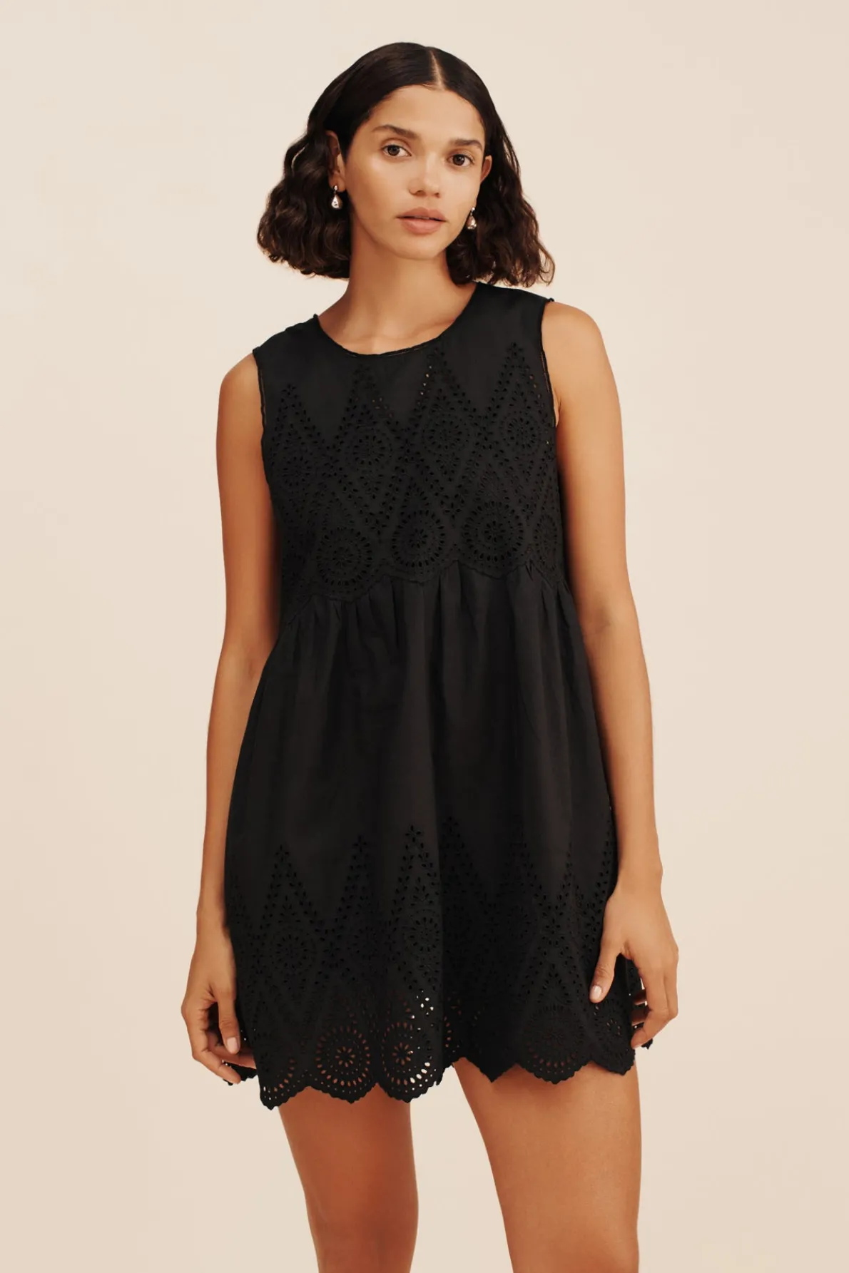 LOUISA MINI DRESS - BLACK