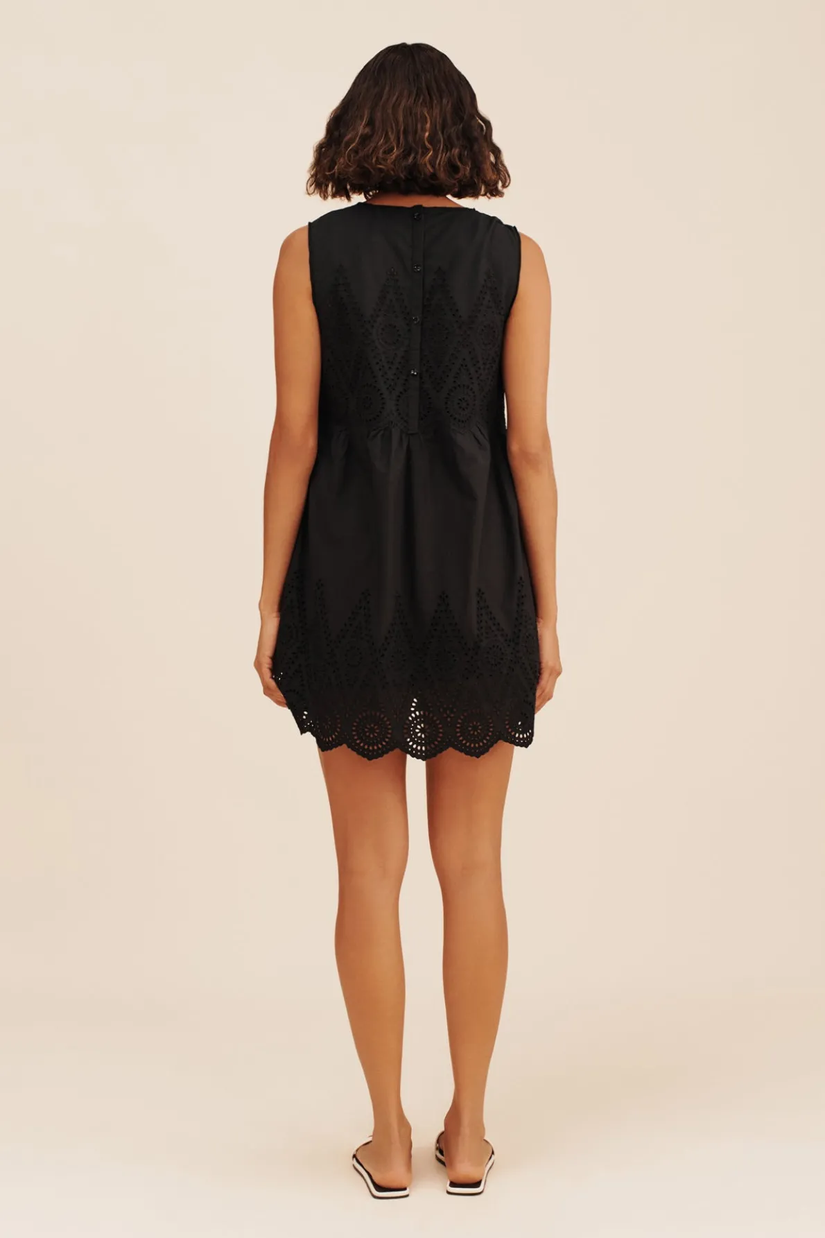 LOUISA MINI DRESS - BLACK