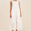 LOUISA SHIFT DRESS - VINTAGE WHITE