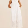 LOUISA SHIFT DRESS - VINTAGE WHITE