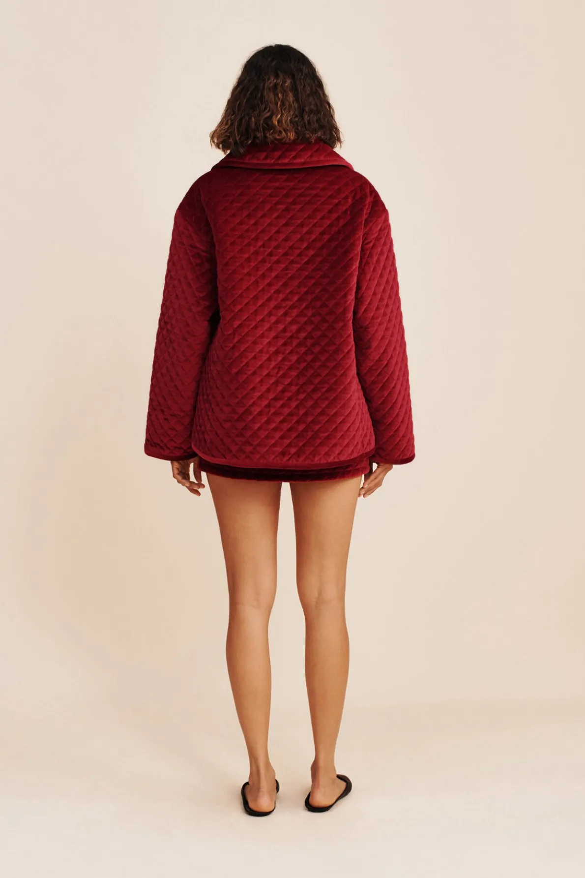 MARLEY JACKET - RED VELVET