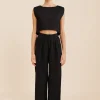 MARTINA CROP TOP - BLACK