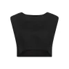 MARTINA CROP TOP - BLACK