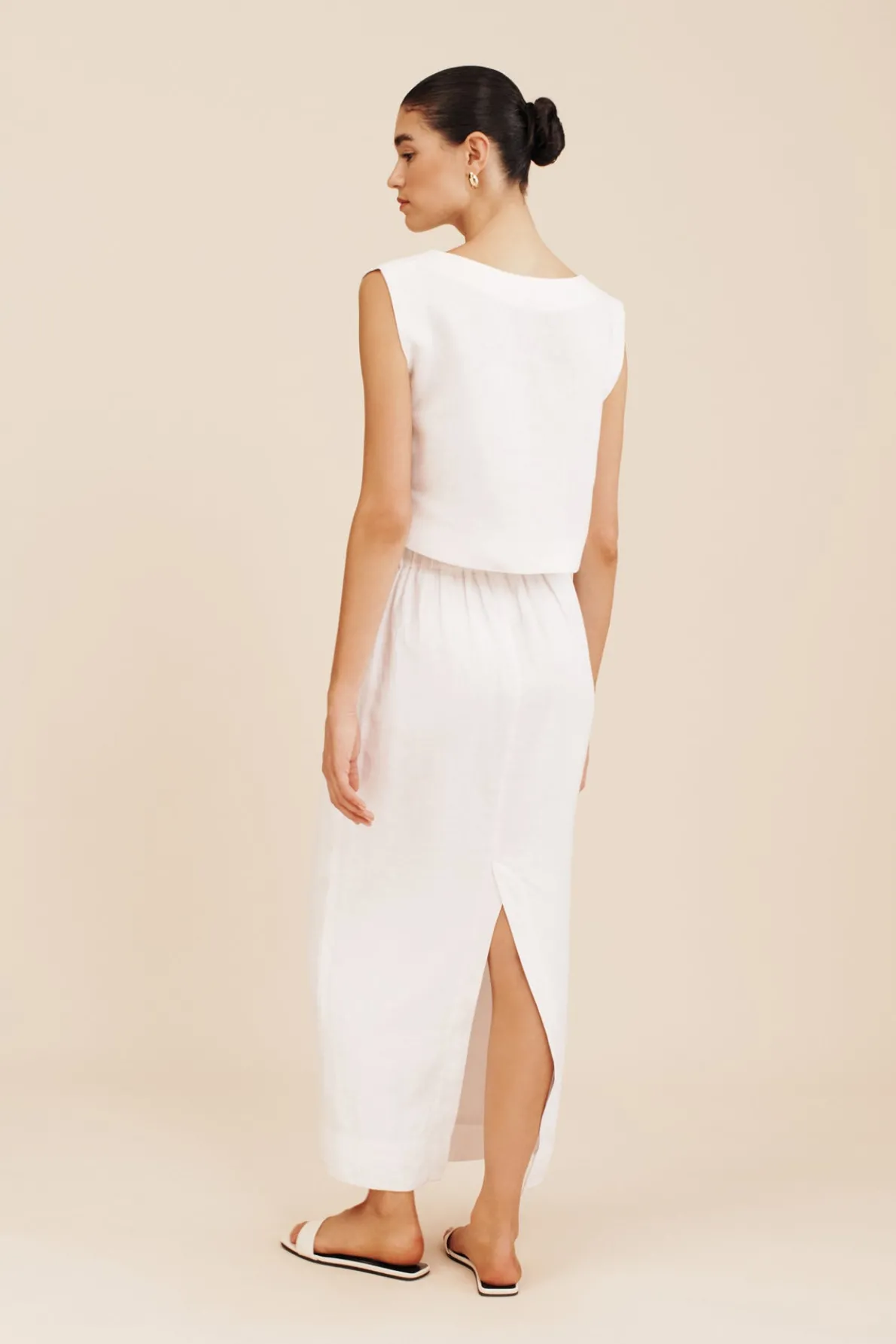 MARTINA CROP TOP - IVORY