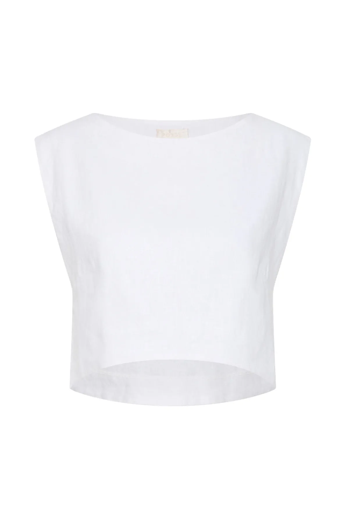 MARTINA CROP TOP - IVORY