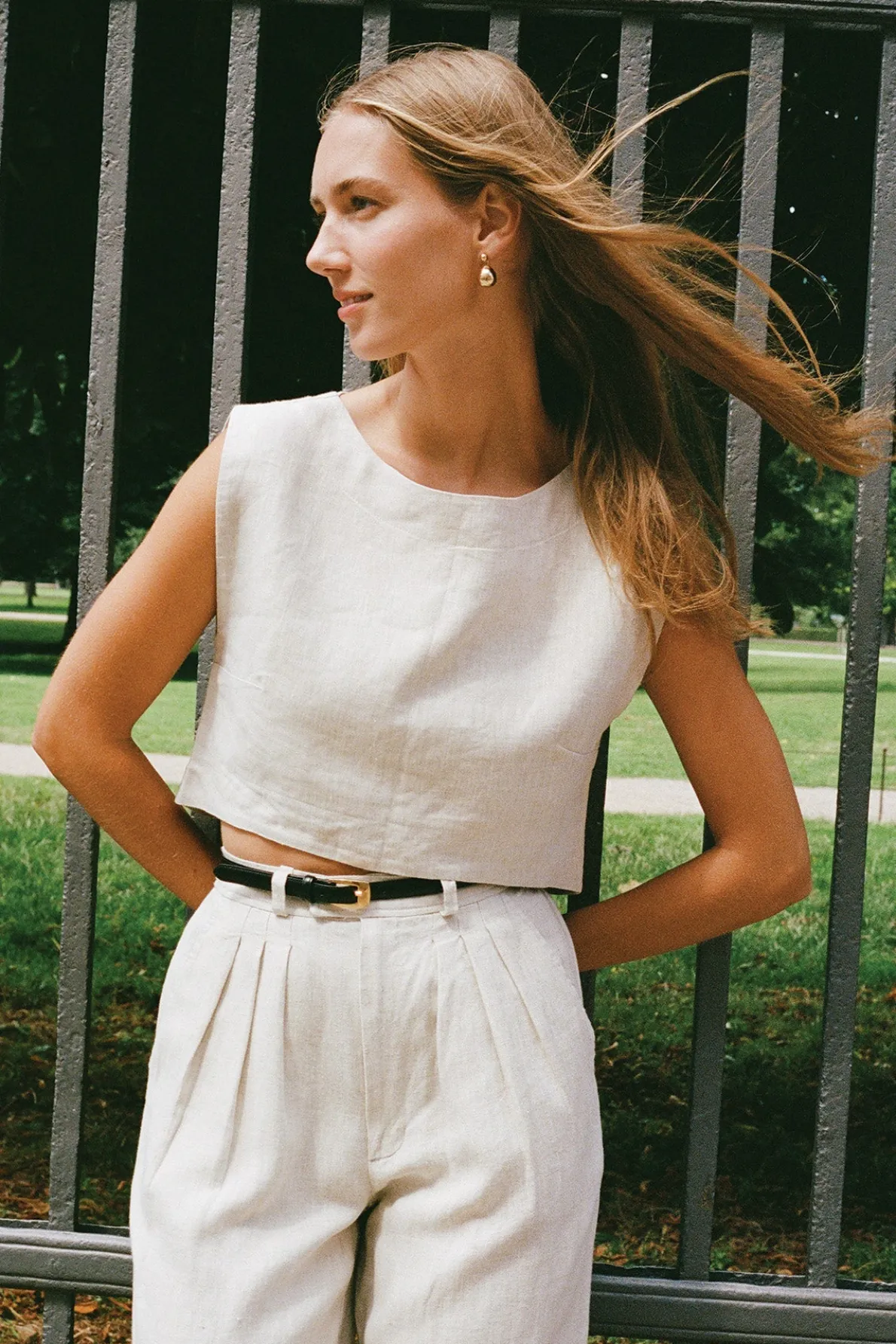 MARTINA CROP TOP - NATURAL