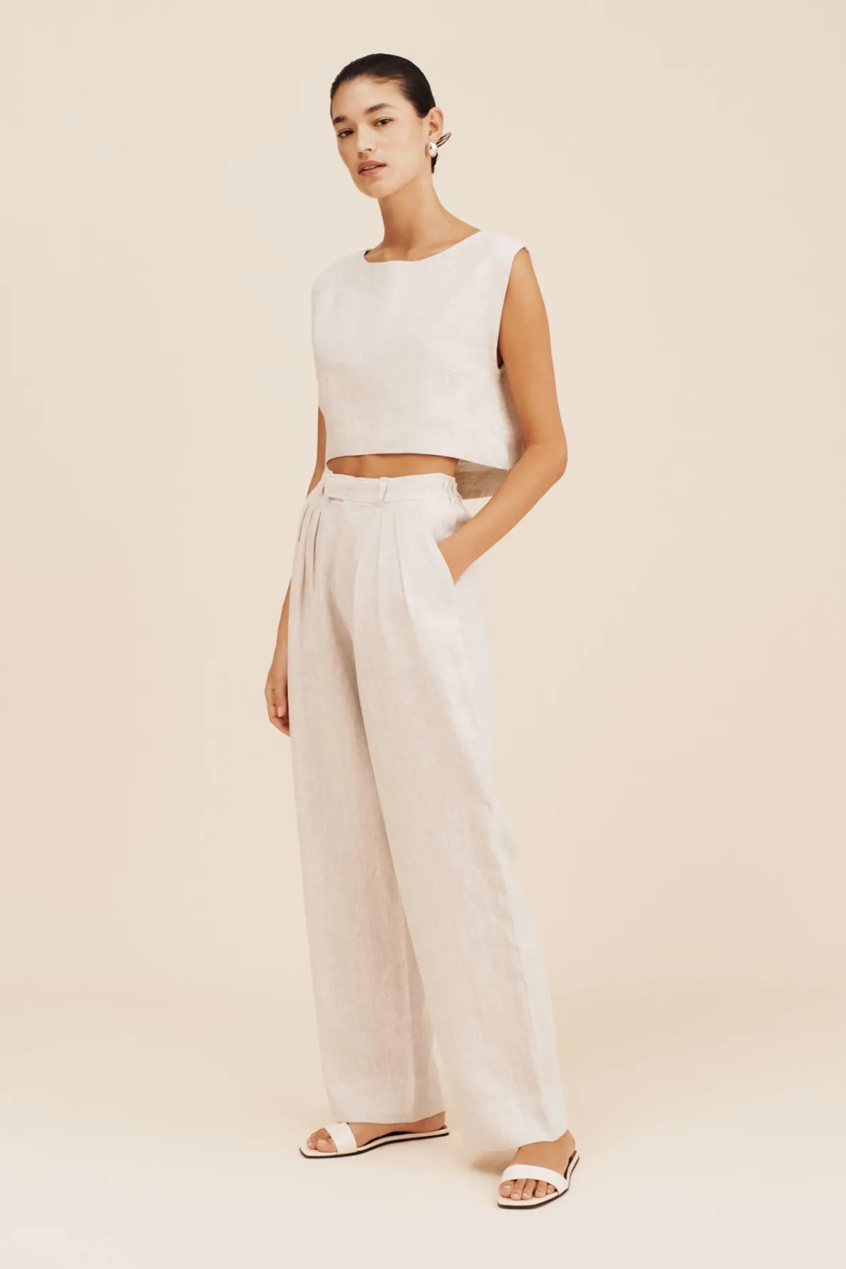 MARTINA CROP TOP - NATURAL