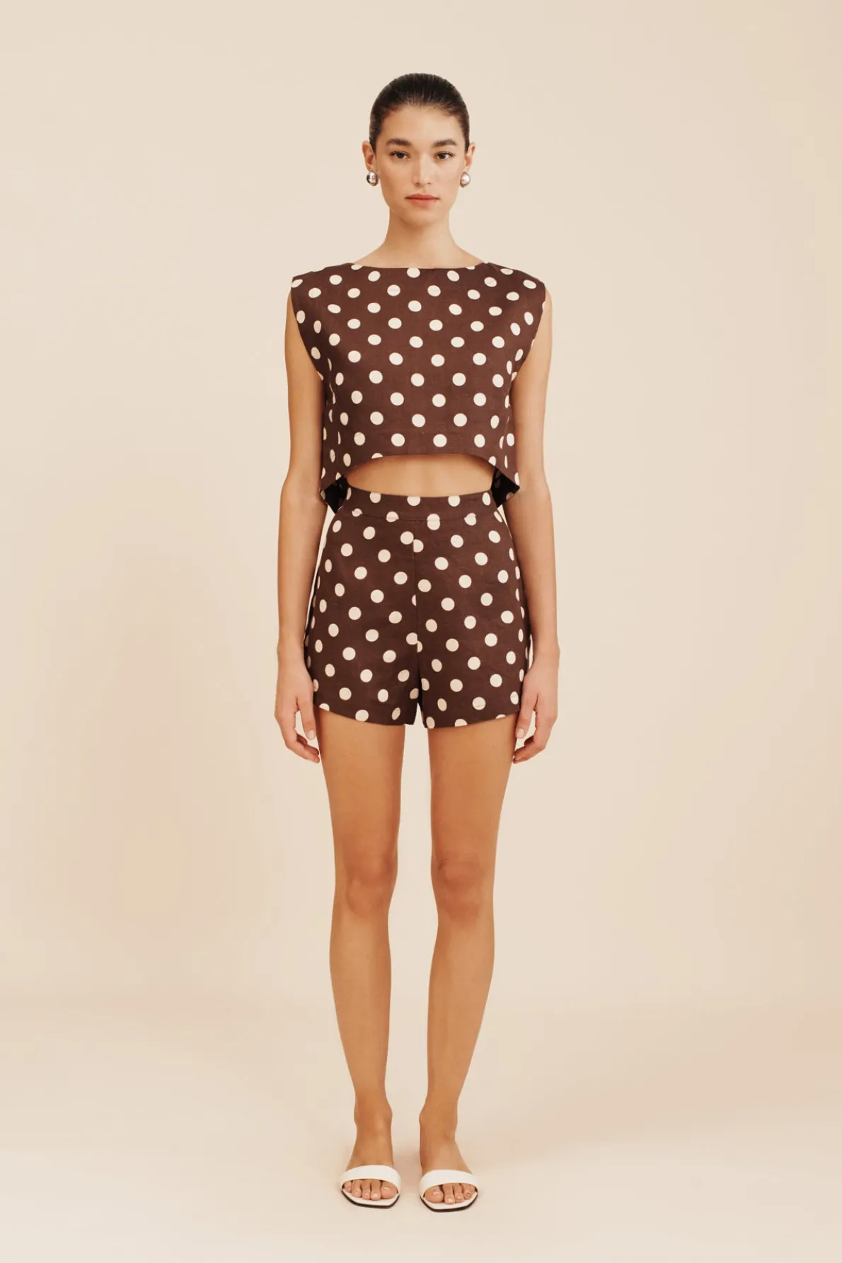 MARTINA CROP TOP - POLKA DOT
