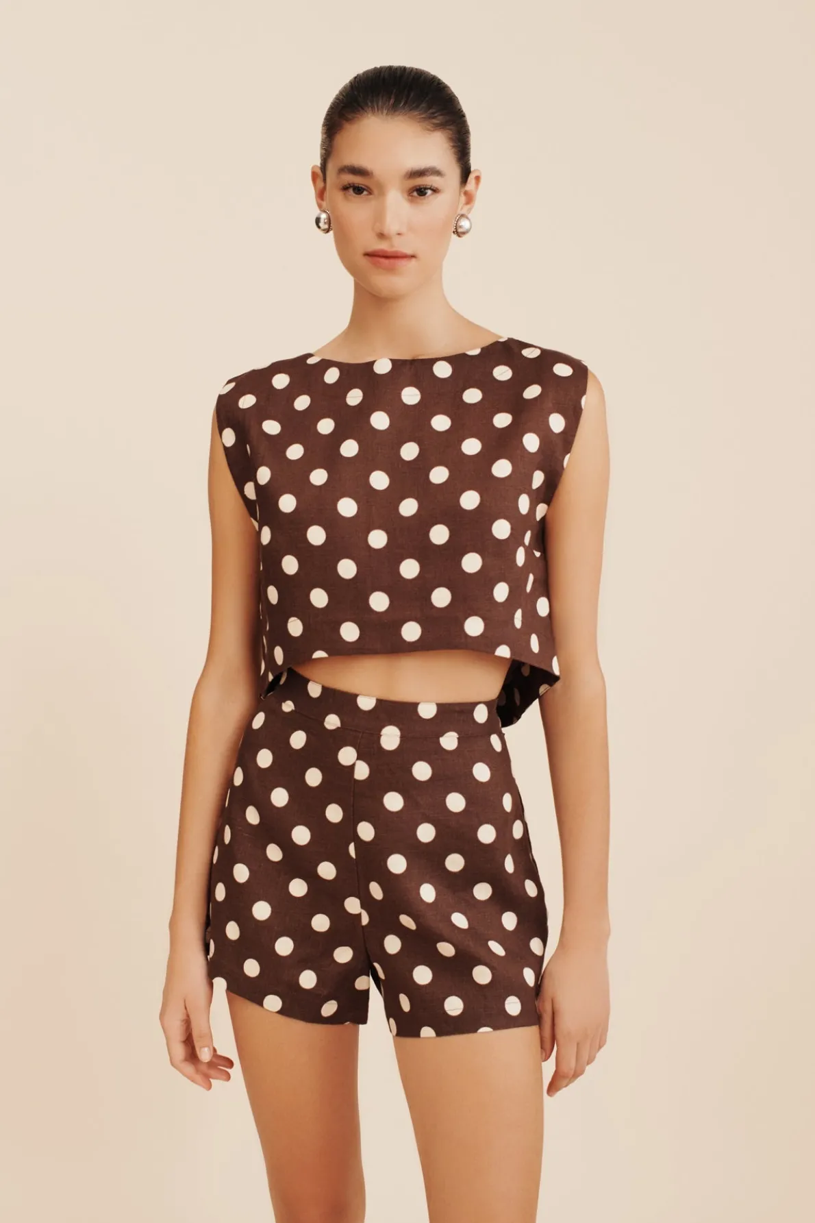 MARTINA CROP TOP - POLKA DOT
