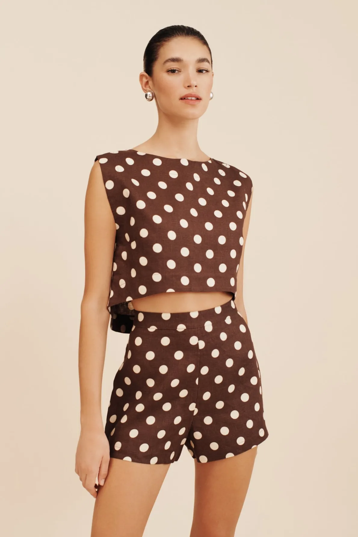 MARTINA CROP TOP - POLKA DOT