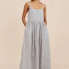MIRA DRESS - BLUE GINGHAM