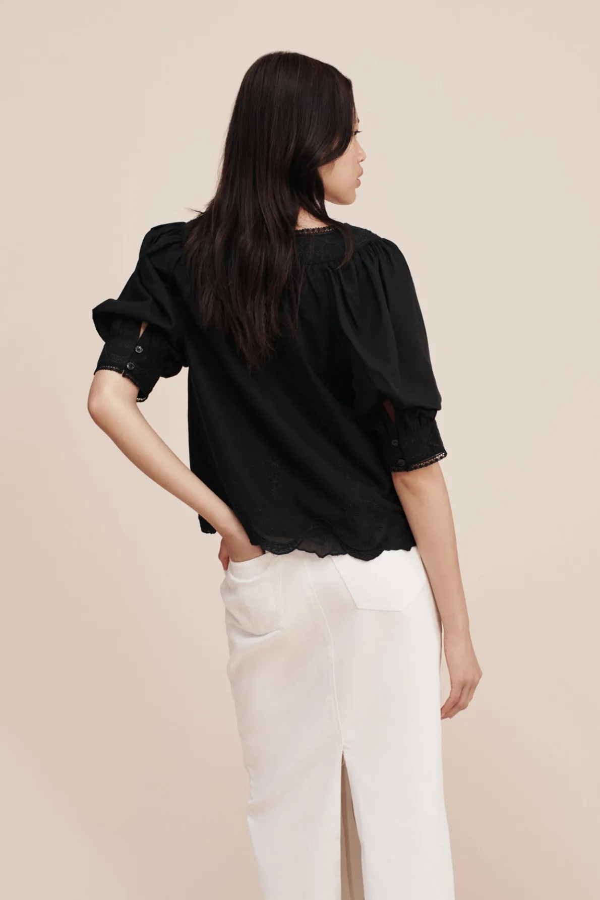 MYLAH TOP - BLACK