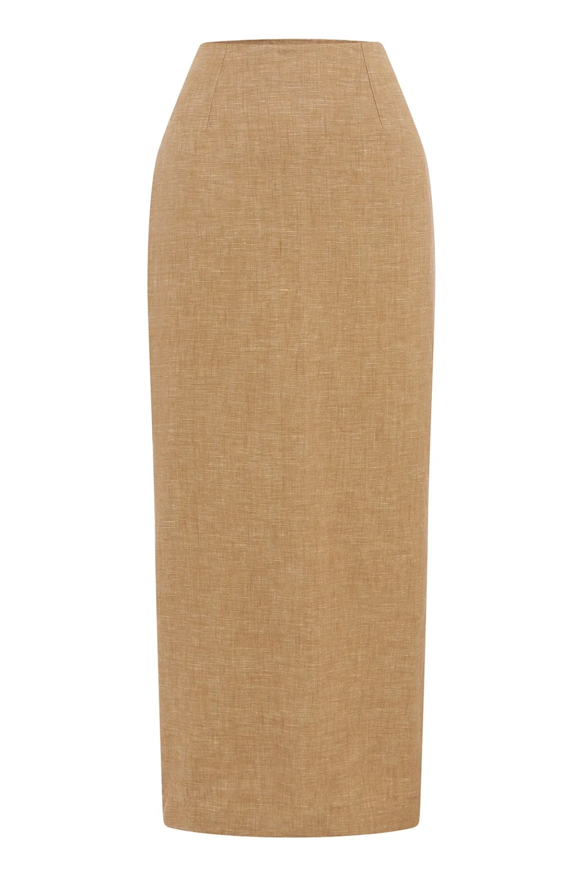 NANCY PENCIL SKIRT - WALNUT