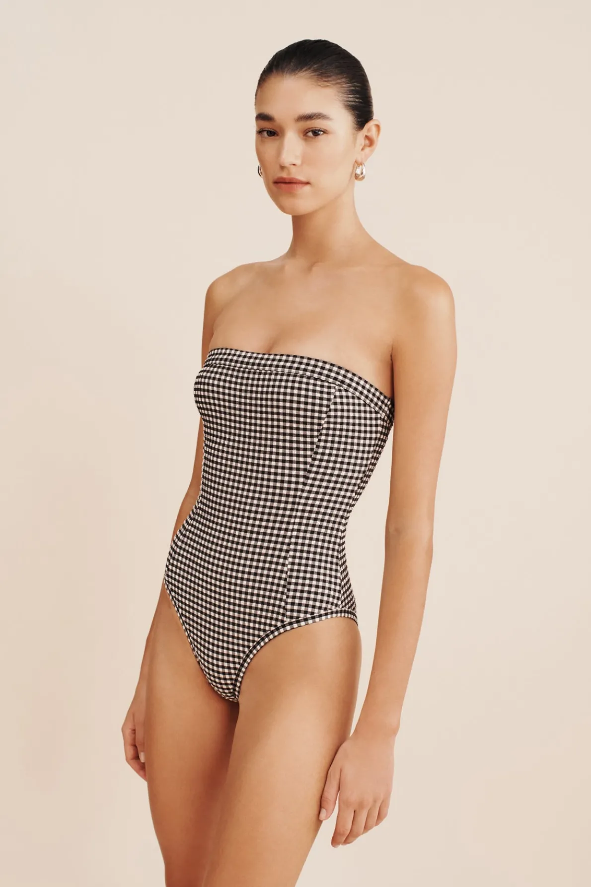 NORA ONE-PIECE - GINGHAM