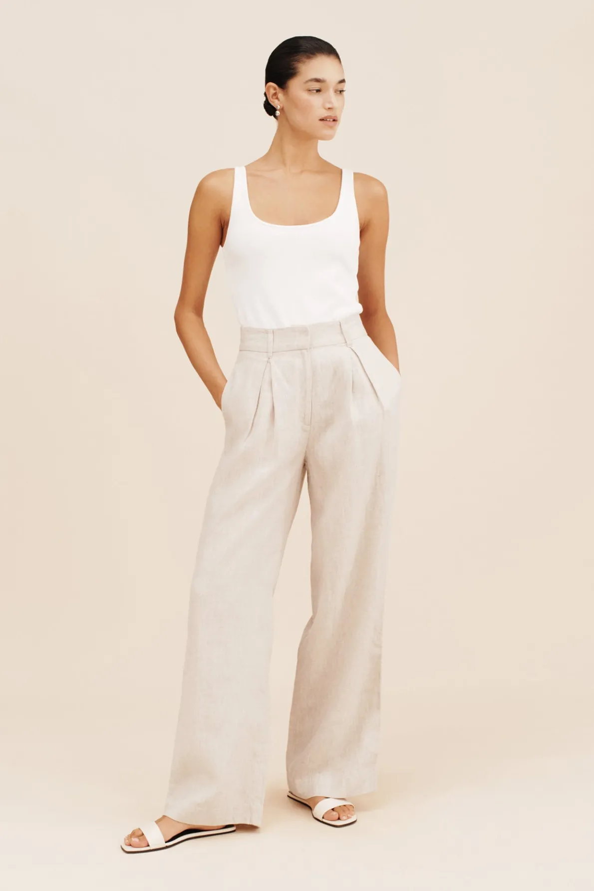 PRESLEY TROUSER - NATURAL